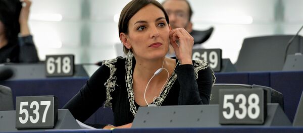 Lola Sanchez, member of the European Parliament from Spanish left-wing Podemos party Lola Sanchez, member of the European Parliament from Spanish left-wing Podemos party - Sputnik International