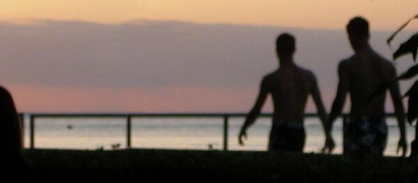 The poll was conducted a week ahead of historic US Supreme Court hearings on whether the Constitution allows state restrictions on recognizing the legality of same-sex marriage The poll was conducted a week ahead of historic US Supreme Court hearings on whether the Constitution allows state restrictions on recognizing the legality of same-sex marriage - Sputnik International