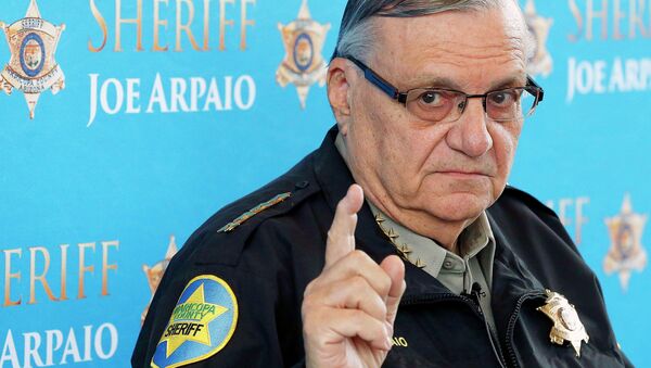 In this Dec. 18, 2013, file photo, Maricopa County Sheriff Joe Arpaio speaks at a news conference at Maricopa County Sheriff's Office Headquarters in Phoenix - Sputnik International