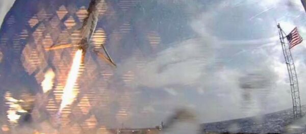 Though SpaceX's last attempt to launch and safely re-land a rocket used to resupply the International Space Station were not entirely successful, the company says it can identify the cause of the latest re-landing failure. Though SpaceX's last attempt to launch and safely re-land a rocket used to resupply the International Space Station were not entirely successful, the company says it can identify the cause of the latest re-landing failure. - Sputnik International