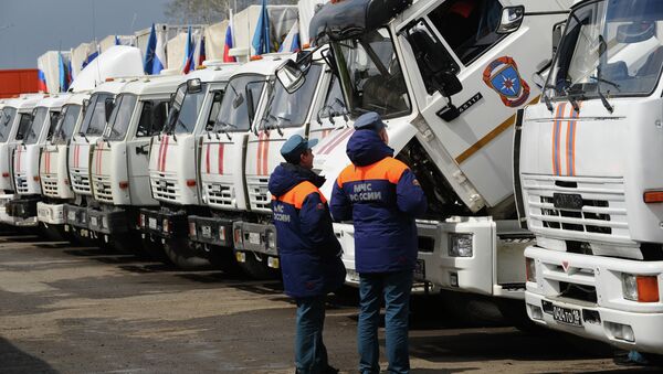 Another humanitarian aid convoy formed in Rostov Region - Sputnik International