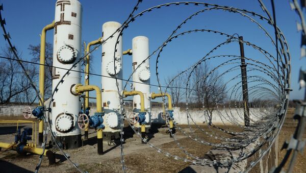 Gas distribution station in Yenakiyevo - Sputnik International