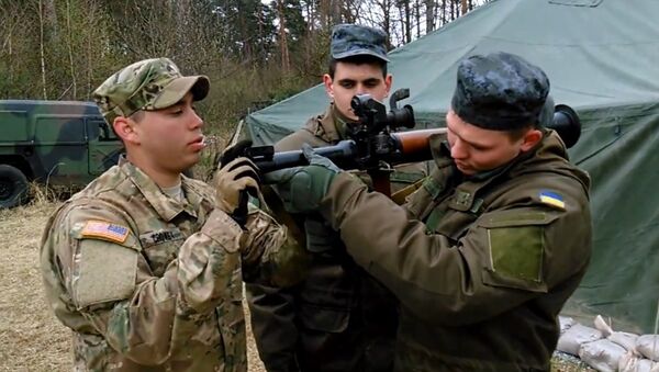 American soldiers in Ukraine - Sputnik International