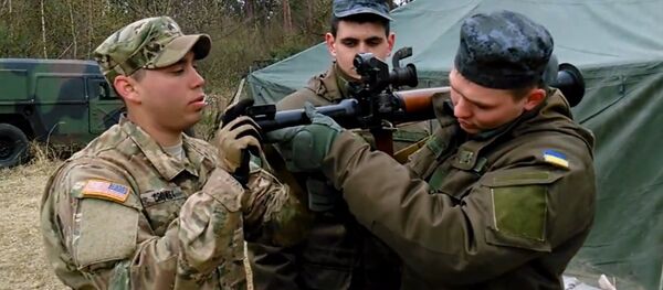 American soldiers in Ukraine American soldiers in Ukraine - Sputnik International