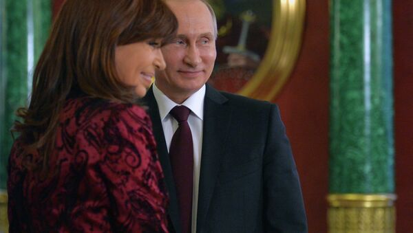 Russian President Vladimir Putin's meeting with President of Argentina Cristina Fernandez de Kirchner - Sputnik International