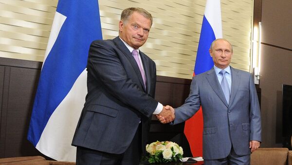 Vladimir Putin meets with President of Finland - Sputnik International