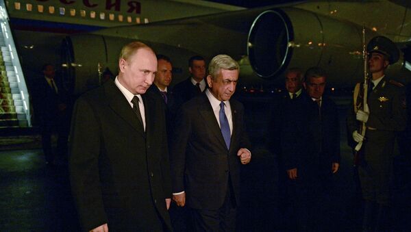 Working visit of the president of Russia V. Putin to Armenia - Sputnik International