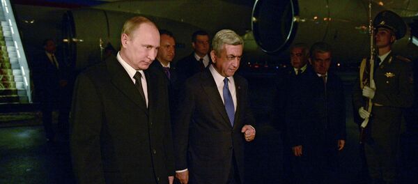 Working visit of the president of Russia V. Putin to Armenia Working visit of the president of Russia V. Putin to Armenia - Sputnik International