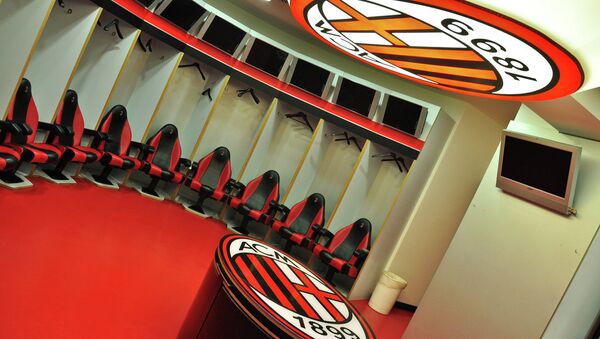 Empty AC Milan locker room - Sputnik International