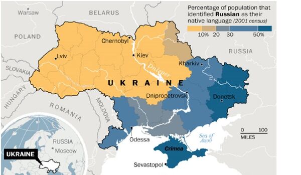 Map of Ukraine Map of Ukraine - Sputnik International