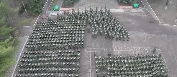 Russia: Drone footage captures cadets preparing for Victory Day celebrations - Sputnik International