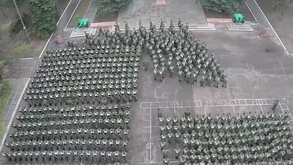 Russia: Drone footage captures cadets preparing for Victory Day celebrations - Sputnik International