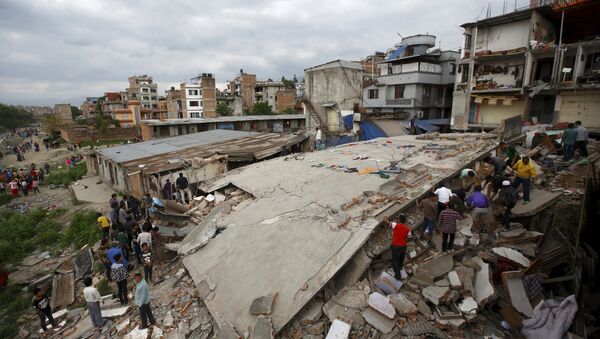 Earthquake in Nepal - Sputnik International