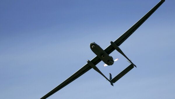 An Israeli army Heron unmanned drone aircraft - Sputnik International