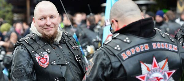 Night Wolves' road trip - Sputnik International