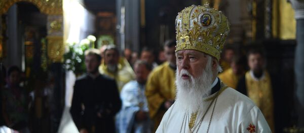 Patriarch Filaret, head of the Ukrainian Orthodox Church (Kiev Patriarchate) Patriarch Filaret, head of the Ukrainian Orthodox Church (Kiev Patriarchate) - Sputnik International