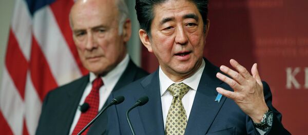 Japan's ruling party wants to revise sections of its post-WWII constitution by 2018, to remove restrictions on the country's military which Prime Minister Shinzo Abe has already pushed to their limits. Japan's ruling party wants to revise sections of its post-WWII constitution by 2018, to remove restrictions on the country's military which Prime Minister Shinzo Abe has already pushed to their limits. - Sputnik International