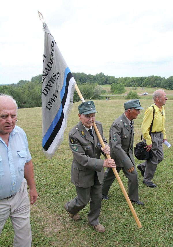 Veterans of 20th Waffen Grenadier Division of SS (1st Estonian) meet in Estonia, 2010 Veterans of 20th Waffen Grenadier Division of SS (1st Estonian) meet in Estonia, 2010 - Sputnik International