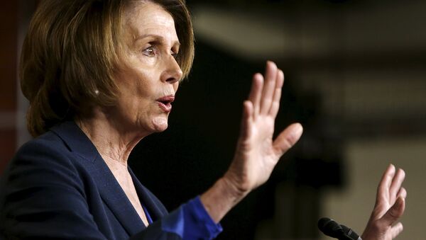 U.S. House Minority leader Nancy Pelosi (D-CA) holds a news conference on Capitol Hill in Washington April 23, 2015 - Sputnik International