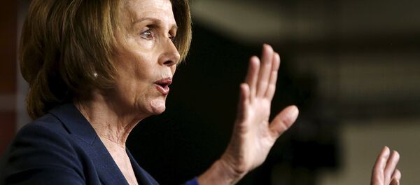 U.S. House Minority leader Nancy Pelosi (D-CA) holds a news conference on Capitol Hill in Washington April 23, 2015 U.S. House Minority leader Nancy Pelosi (D-CA) holds a news conference on Capitol Hill in Washington April 23, 2015 - Sputnik International