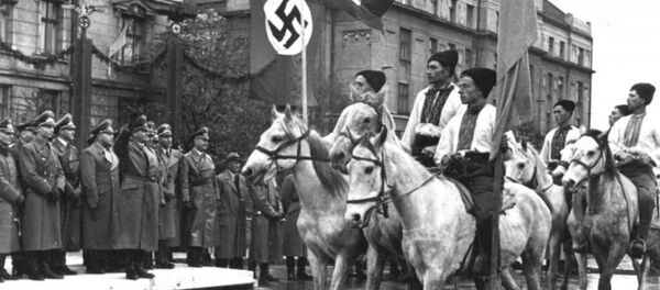 Parade of the Ukrainian nationalists in Stanislav - Sputnik International