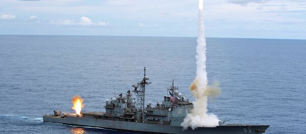 The Ticonderoga-class guided-missile cruiser USS Cowpens. - Sputnik International