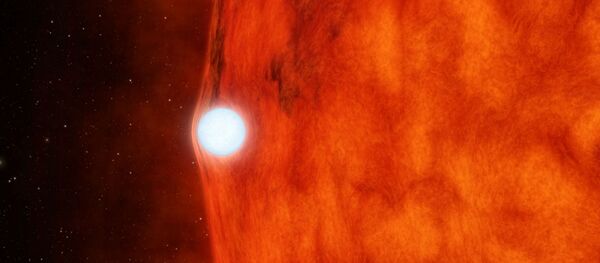 Artists illustration of a small red star. Artists illustration of a small red star. - Sputnik International