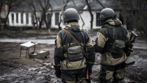 Militia of the DPR in the village of Shirokino - Sputnik International