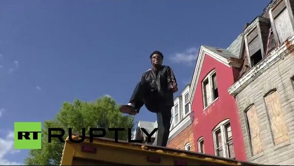USA: Michael Jackson rocks Baltimore protest - Sputnik International
