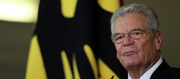 German President Joachim Gauck German President Joachim Gauck - Sputnik International