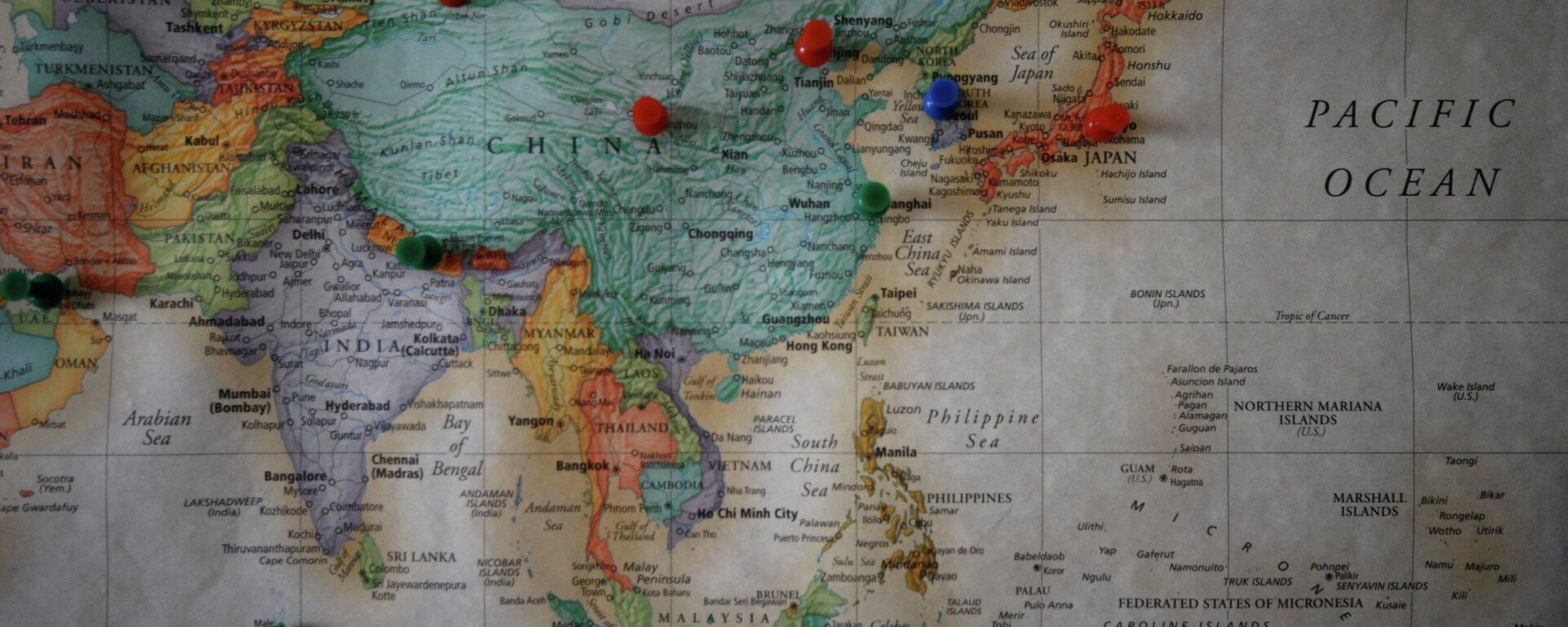 Travel Map : Asia - Sputnik International, 1920, 26.12.2023