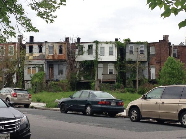 The Sandtown-Winchester neighborhood in Baltimore, where the life expectancy rate is only marginally above that of Syria. The Sandtown-Winchester neighborhood in Baltimore, where the life expectancy rate is only marginally above that of Syria. - Sputnik International