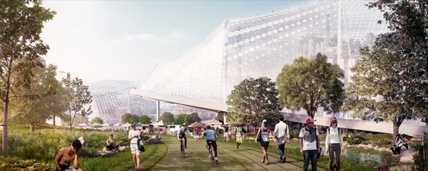 The headquarters will blend seamlessly between indoor and outdoor space, opening onto acres of parks and marshland. - Sputnik International