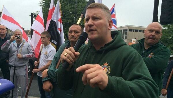 Leader of the Britain First far-right political party Paul Golding - Sputnik International