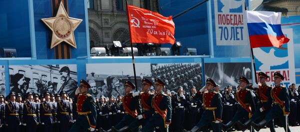 Military parade in commemoration of the 70 anniversary of the Victory in the Great Patriotic War of 1941-1945 Military parade in commemoration of the 70 anniversary of the Victory in the Great Patriotic War of 1941-1945 - Sputnik International