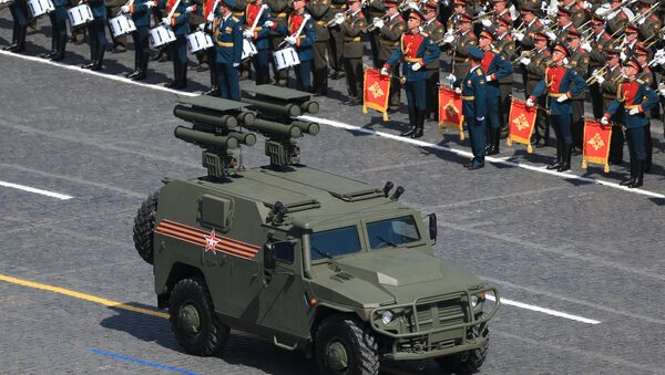 A Tigr armored SUV with the Kornet-D anti-tank guided missile system - Sputnik International