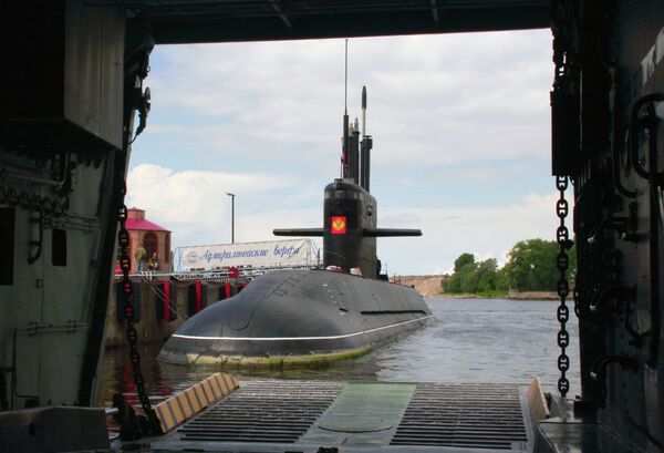 Open-water trials of the diesel submarine St. Petersburg during project Lada Open-water trials of the diesel submarine St. Petersburg during project Lada - Sputnik International