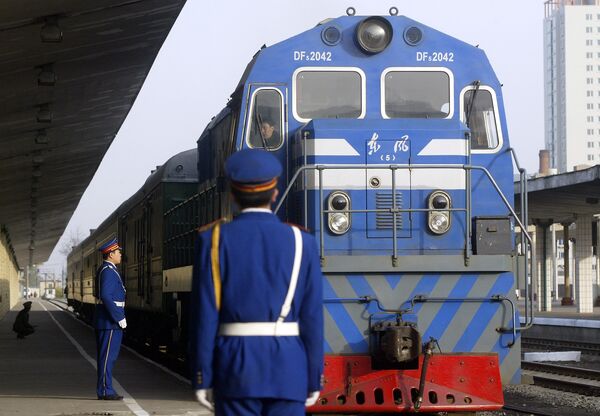 Chinese railway police Chinese railway police - Sputnik International