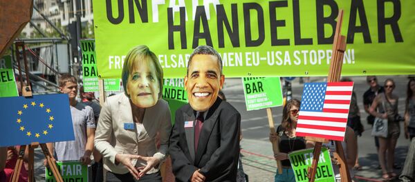 Anti-TTIP demo Anti-TTIP demo - Sputnik International