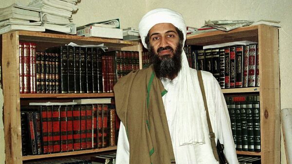 Al-Qaeda leader Osama bin Laden is seen in Afghanistan. (File) - Sputnik International