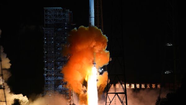 File Photo: An unmanned spacecraft is launched atop an advanced Long March 3C rocket from the Xichang Satellite Launch Center in southwest China's Sichuan Province. - Sputnik International