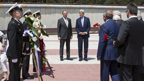 US Secretary of State John Kerry and Russian Foreign Minister Sergey Lavrov - Sputnik International