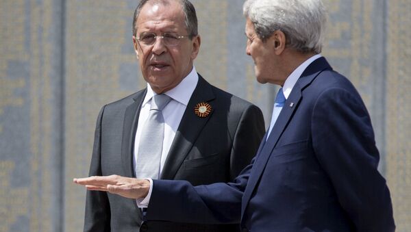 US Secretary of State John Kerry and Russian Foreign Minister Sergey Lavrov - Sputnik International