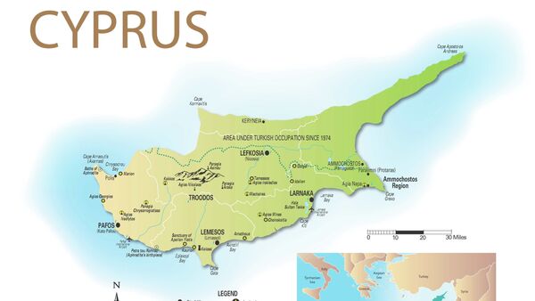 Main Cyprus Map - Sputnik International