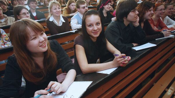 Students from the Moscow State Pedagogical University - Sputnik International
