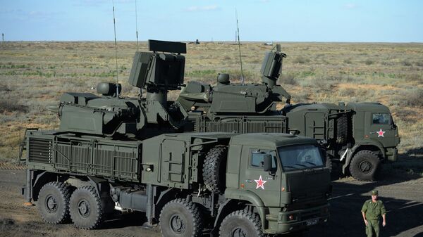 Russia's Pantsir-S1 combined short to medium range surface-to-air missile weapon system. File photo - Sputnik International