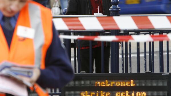 The London Underground will be beset by a 24-hour strike. - Sputnik International