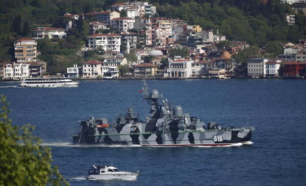 The Russian Navy guided missile corvette Samum sets sail  - Sputnik International