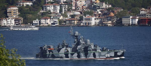 The Russian Navy guided missile corvette Samum sets sail - Sputnik International