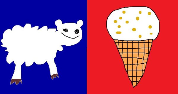 Sheep and Hokey Pokey: design submitted by Jesse Gibbs from Canterbury. This design represents all of NZ because we have lots of sheep and love hokey pokey ice cream. I even included the blue and red to keep all of you naysayers happy. Kiwi as bro. Sheep and Hokey Pokey: design submitted by Jesse Gibbs from Canterbury. This design represents all of NZ because we have lots of sheep and love hokey pokey ice cream. I even included the blue and red to keep all of you naysayers happy. Kiwi as bro. - Sputnik International
